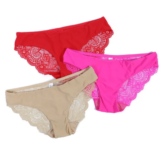 Ladies’ Lace Lingerie Briefs