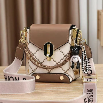 Korean Style Mini Square Crossbody Bag for Women – Fashion Shoulder Phone Purse