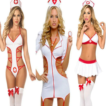 Hot Babydoll Dress Uniform Erotic Role Play Sexy Lingerie Dress Porno Cosplay Uniform for Sex Costumes Underwear Lenceria Sexi