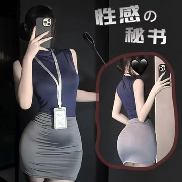 Hot Girl Pure Desire Style Summer Short Sleeveless Top High Waist Bodycon Mini Skirt Two Piece Set Women's Fashion Clothing